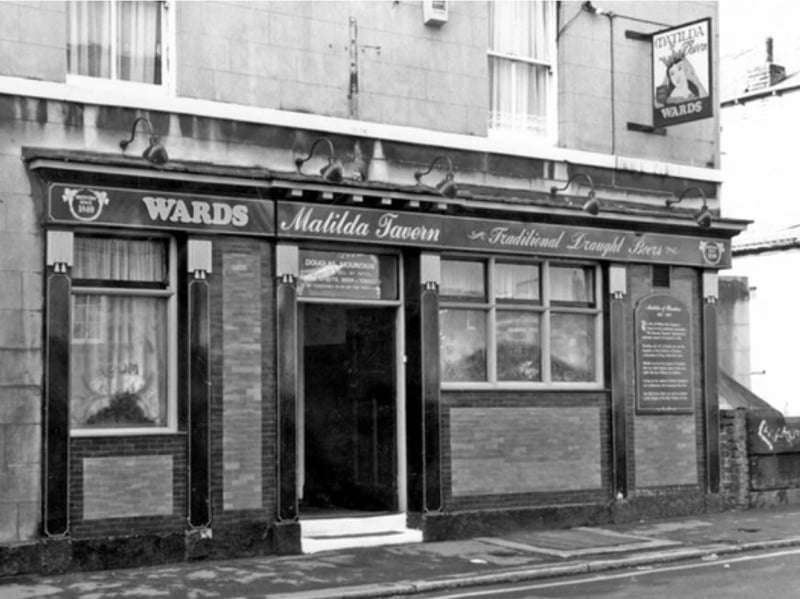 The Matilda Tavern, on Matilda Street, Sheffield city centre, pictured in October 1987. Named after William the Conqueror's wife, Matilda of Flanders, it was built as a coaching house in 1840. Photo: Picture Sheffield