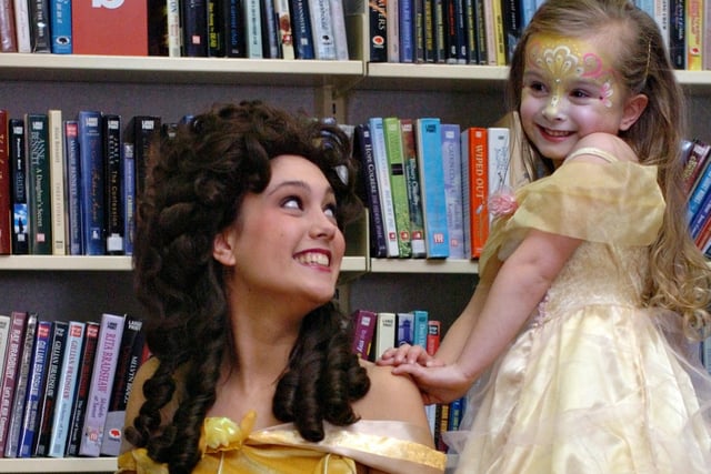 Annie Guy met Aleesha Chisholm, 4, from Monkwearmouth at Sunderland Central Library in 2010.
Both of them were dressed as Belle from Beauty and the Beast.