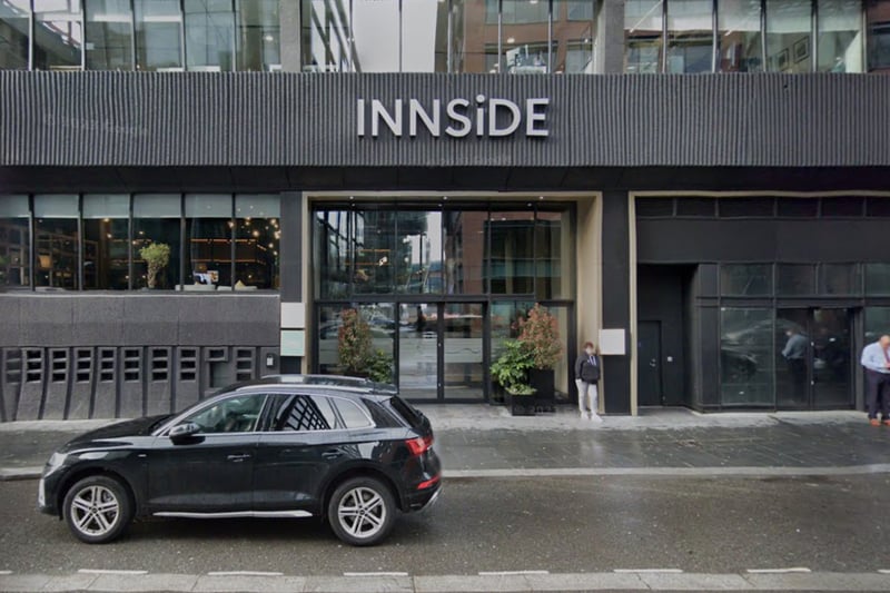 INNSiDE is a 4-star hotel. It has a Google rating of 4.6 from 445 reviews. Staying for one night (Saturday, August 12) would cost from £167 for two adults.