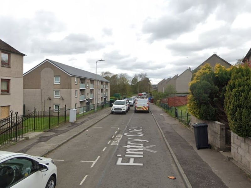 In Dundee's Fintry area the average property price was £207,500 in 2021 and £156,585 in 2022, a drop of -24.5%.