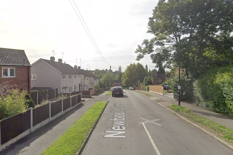 The joint second-highest number of reports of antisocial behaviour in Sheffield in June 2023 were made in connection with incidents that took place on or near Newbould Crescent, Beighton, with 7