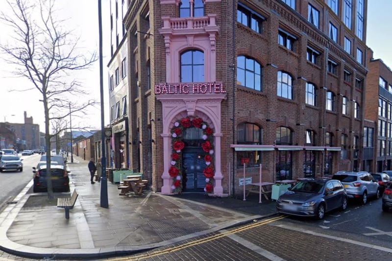 The Baltic Hotel is a 4-star hotel. It has a Google rating of 4.6 from 232 reviews. Staying for one night (Saturday, August 12) would cost from £187 for two adults.