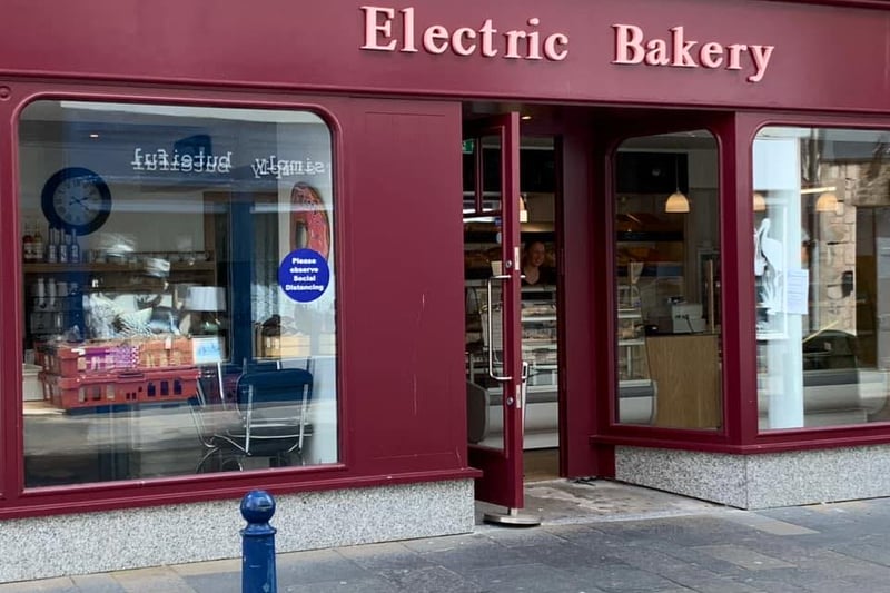 Electric Bakery is a traditional Scottish bakery shop, takeaway and tearoom serving light snacks and meals. 