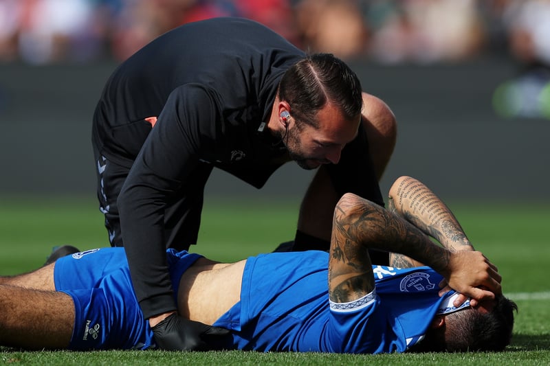 The winger suffered ligament damage in a pre-season friendly at Stoke. Dyche said that McNeil would be out for ‘weeks’ and he has only recently starting running on the grass. Potential return game: Sheffield United (A), Sat 2 September. 