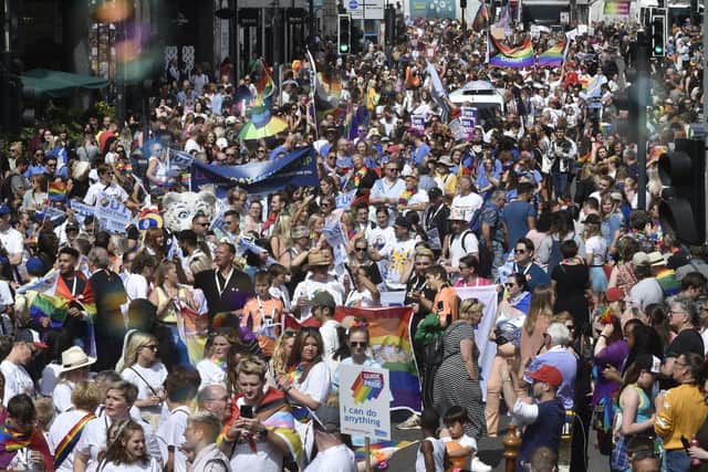 Leeds Pride celebrations in 2022