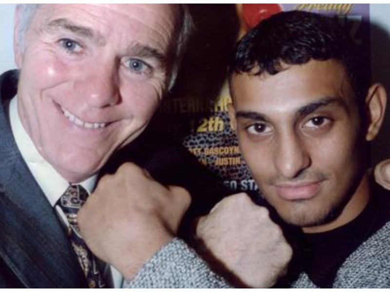 Naseem Hamed and his trainer, Brendan Ingle, pictured together in 1994.