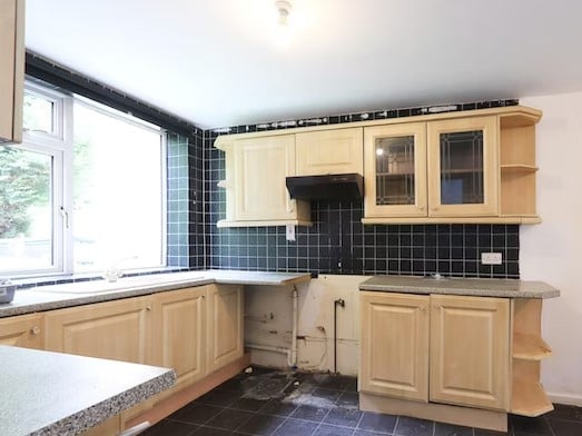 The kitchen will need a bit of work, but this house has a lot of potential. (Photo courtesy of Purplebricks)