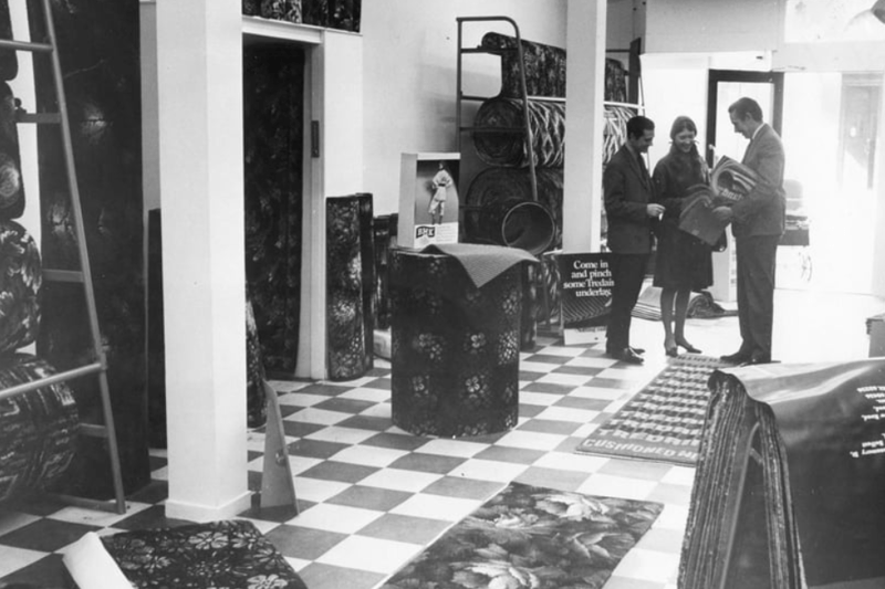 New Lake Carpets Ltd in King Street in 1968. Were you a customer? Photo: Shields Gazette