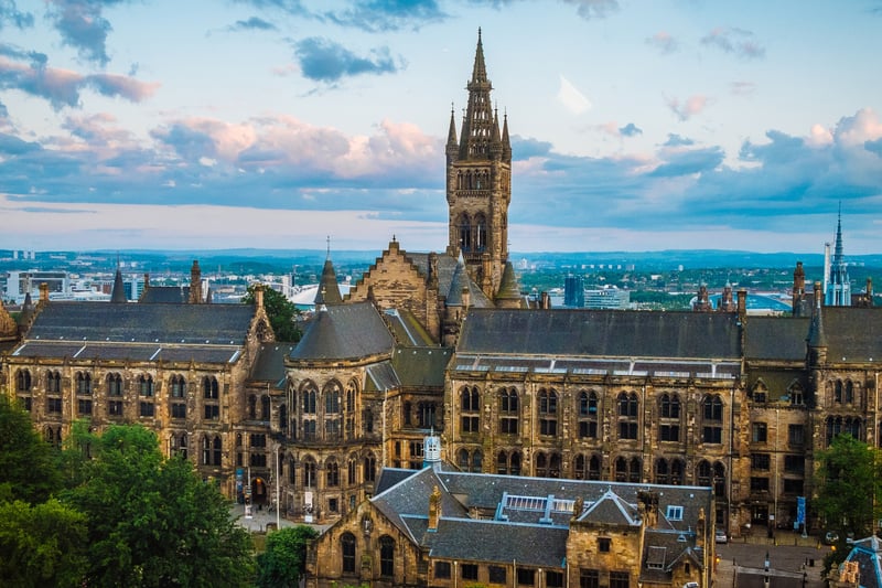 Coming in at #3 is Glasgow’s West End institution of education, The University of Glasgow. It’s the fourth-oldest university in the English-speaking world and one of Scotland’s four ancient universities.