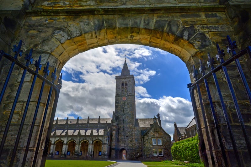 Ranked in #1 is the University of St. Andrew’s, Scotland’s oldest and most prestigious university. Attended by the likes of Prince William and countless other royals throughout its ancient history.