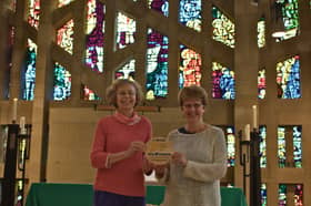 St Mark’s Church in Broomhill, Sheffield, has just become the first in South Yorkshire, and one of just 25 across England, to receive a prestigious Gold Award for its environmental work. Pictured are Margot Fox and Margaret Ainger.