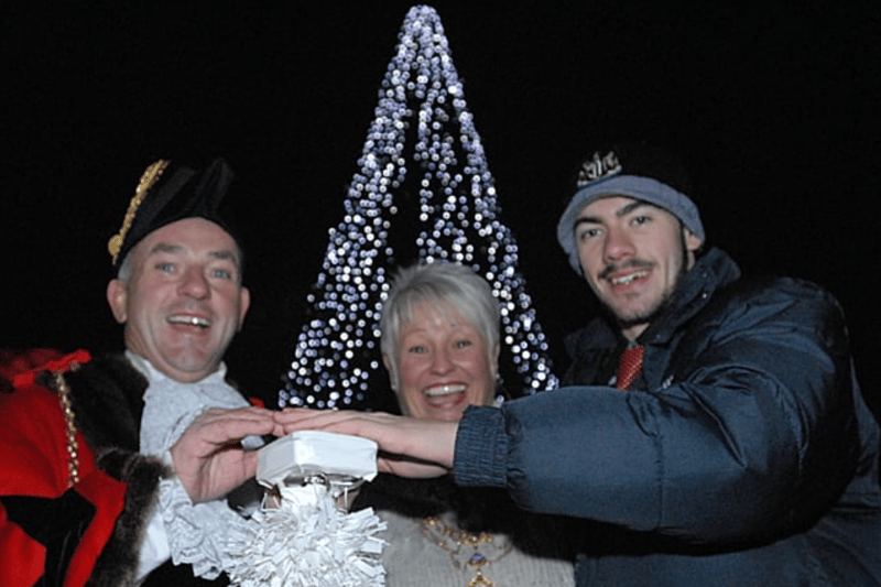 The switching on of the Hebburn Christmas lights in 2013. Photo: IAIN BROWN