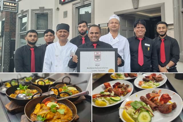 Viraaj Restaurant will find out if they are the winners of both Curry Restaurant of the Year in Yorkshire and the Humber and Chef of the Year on Monday August 14.
