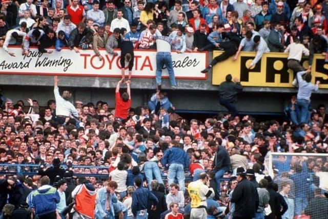 The law takes its name from the 1989 disaster at Hillsborough Stadium, in Sheffield, when 97 Liverpool fans were killed in a crush during an FA Cup semi-final match.
