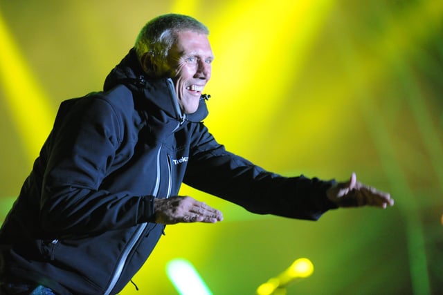 Here's Bez on stage at the Hacienda Classical at Herrington Country Park, Penshaw, in 2017.
He won the third series of Celebrity Big Brother.