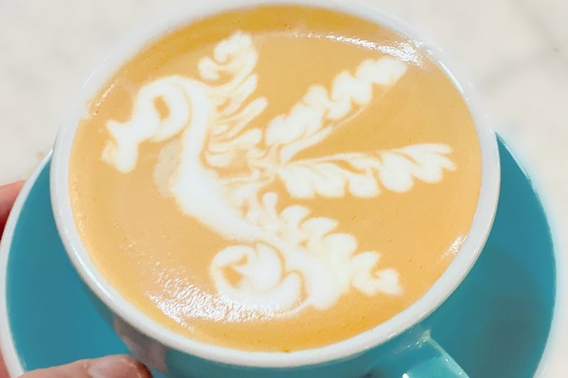 Perch & Rest on Otago Street are a speciality coffee retail store and coffee bar selling hundreds of specialty filter brewing products. How about this latte art seahorse? 