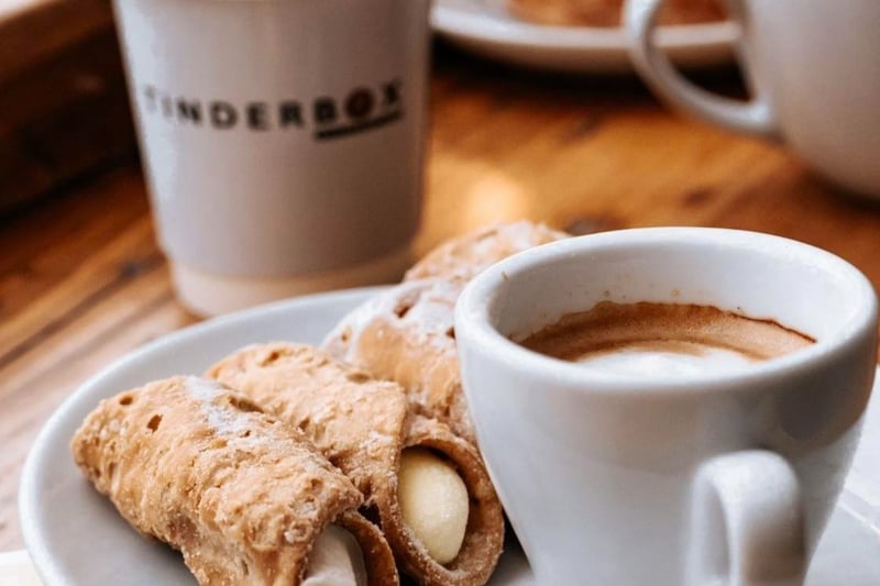 Tinderbox uses a unique blend of beans sourced from sustainable farms in Brazil and Peru. Their coffee is Rainforest Alliance Certified, grown and harvested in a way that promotes biodiversity, contributes to rainforest preservation, and ensures the wellbeing of workers and local communities.