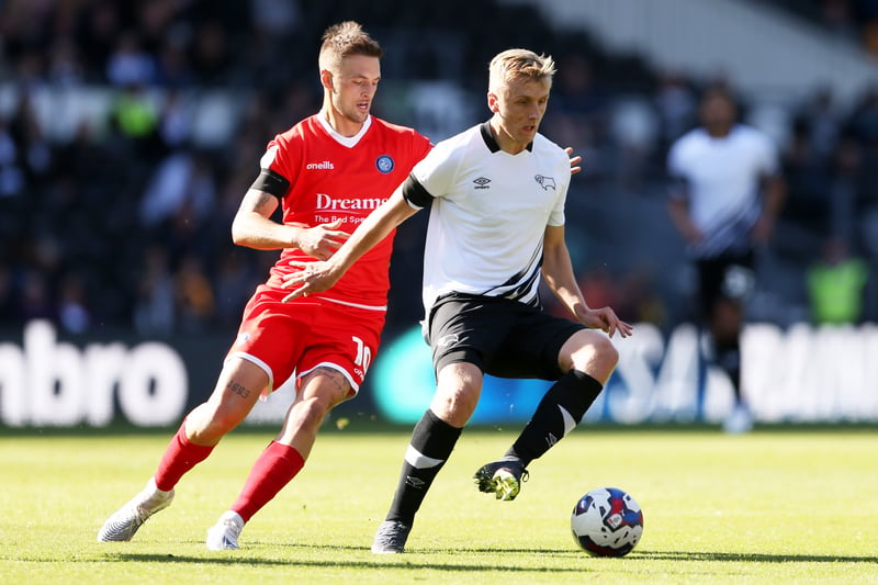 Sibley burst on to the scene at an early age and is another member of Derby's talented academy. 

The 22-year-old is out of contract this summer however, and with three assists and three goals, and time on his side he has plenty more to offer to either Derby or a new club.  