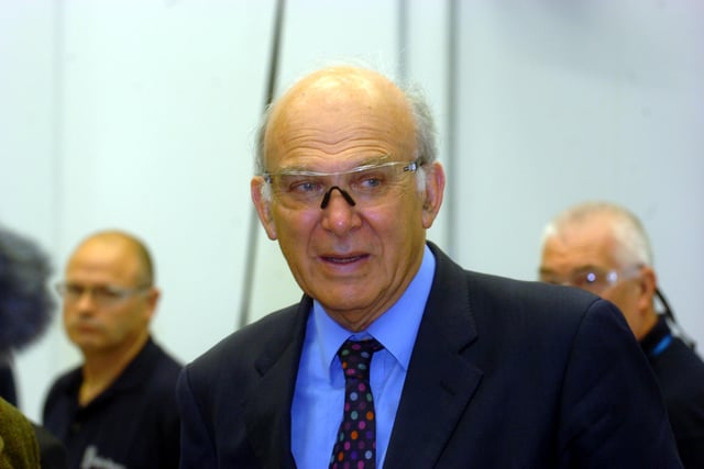 Business Minister Vince Cable was at Rotatives UK Discs Pre-Production plant in 2012.