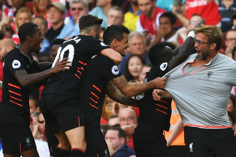 A wonder strike from Coutinho was overshadowed by Mane’s brilliant debut solo effort as the Reds scored a huge win against Arsenal on the opening day.