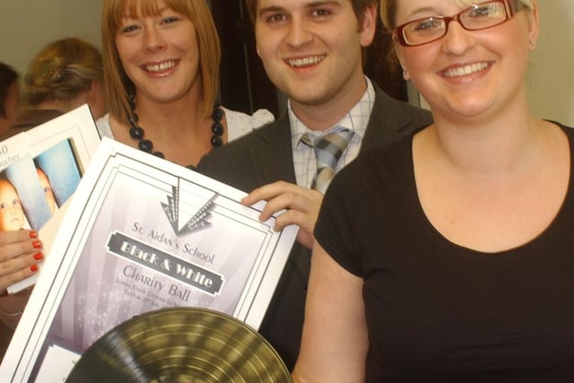 A trip to see Big Brother was one of the prizes on offer at St Aidan's RC School in 2006.
Teachers Madelein Bain, Ben Favaro, and Emma Carter were organising a fundraising event for charity.