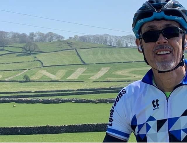 Colin Beresford previously did a fundraising cycle for the NHS in 2020.