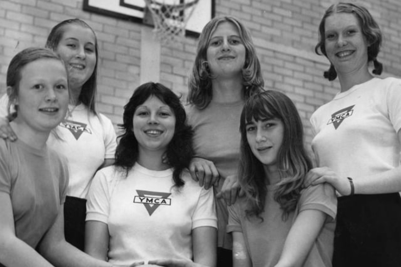 Members of the YMCA and Harton Methodist Church netball teams who took part in a knock-out competition organised by the Council of Youth in the King George School. Is there someone you know in the photo? Photo: Shields Gazette