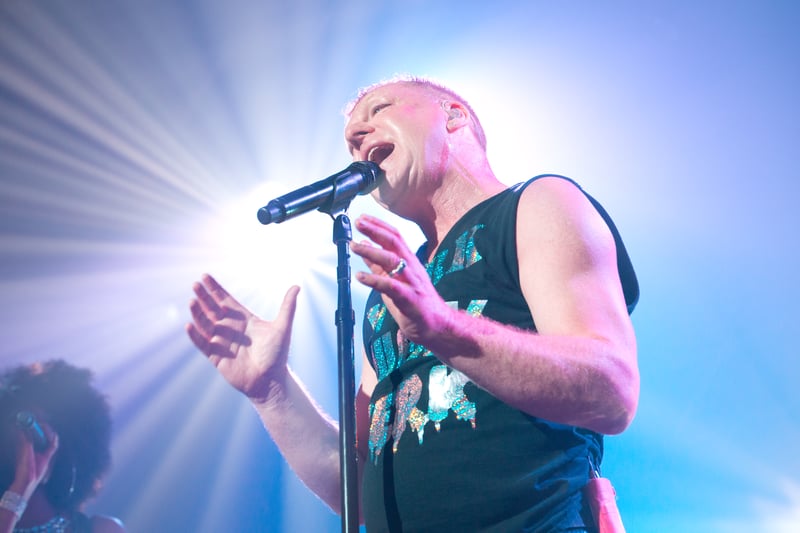 Andy Bell is the lead singer of the English synth-pop band Erasure. Erasure have written over 200 songs and have sold over 25 million albums worldwide. Here, he’s pictured performing at Terminal 5 on December 31, 2014 in New York City. 