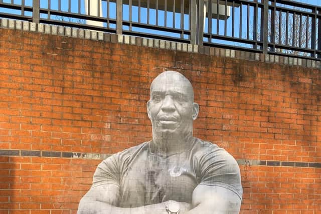 Former kickboxer Barrington Patterson, known affectionately as One Eyed Baz, died last year, aged 56, but his memory lives on through the Blues. He turned his life around to campaign against knife crime and homelessness in Birmingham after quitting life as a football hooligan.