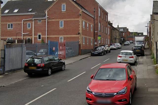 Newton Street, Barnsley, where a man, aged 28, was found inside a property with a stab wound to his chest and later died. A 21-year-old man has been charged with murder.