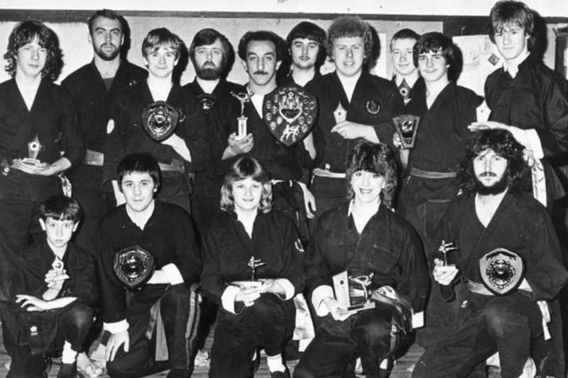 Members of South Shields Lau Gar Club were pictured with their trophies in May 1983 but who can you recognise in this photo? Photo: Shields Gazette
