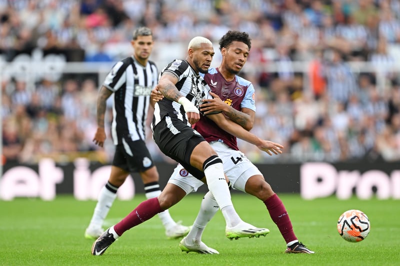 Joelinton was another standout performer alongside Tonali and his pressing and aggression were key to Newcastle’s dominance. (Getty Images)