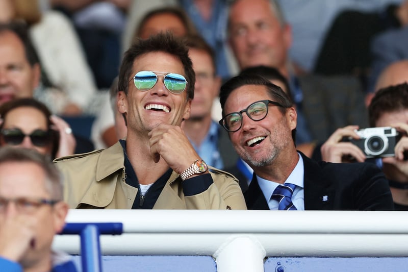 Tom Brady watches Birmingham City play at St Andrews (Photo by Cameron Smith/Getty Images)