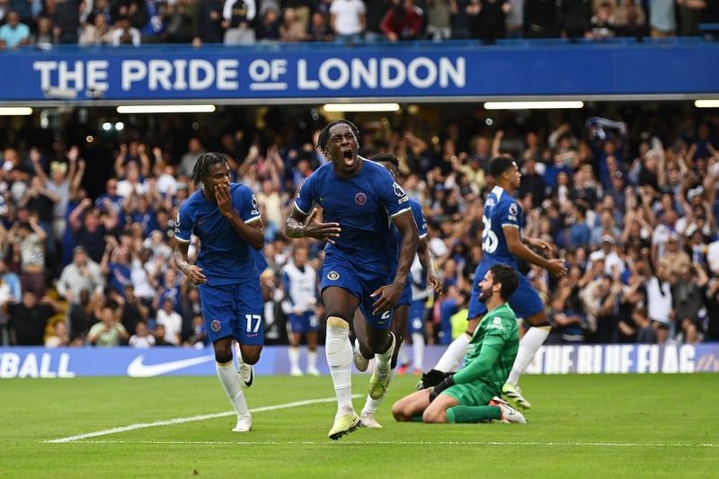 Axel Diasi made an impressive start to life at Stamford Bridge by scoring on his Premier League debut against Liverpool.  The French international was faced with the difficult task of containing one of the most lethal attacks in the division and he did a great job of dealing with players such as Mohamed Salah and Cody Gakpo.  Overall Liverpool were limited to just one shot on target over the course of the game as Chelsea picked up a 1-1 draw. (Getty Images)