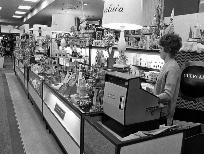 Walsh's department store, Sheffield, in February 1972