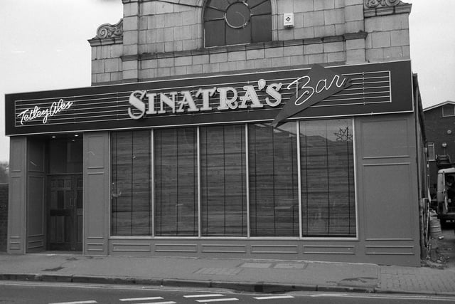 Sinatra's bar. The Holmeside favourite as it looked in 1987.