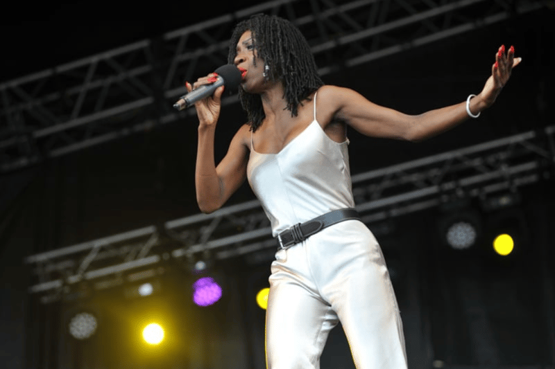 Heather Small brings the final South Tyneside Summer Festival's Sunday concert to a close at Bents Park in 2018. Photo: Tim Richardson