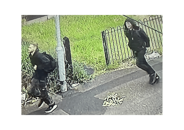 Police are appealing to speak to these two men seen on CCTV.