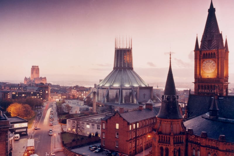 At number three is University of Liverpool, which places at 29 in the national rankings.