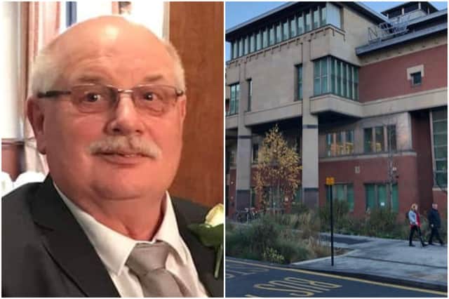 A woman has appeared at Sheffield Crown Court charged with the murder of Roger Leadbeater, who was stabbed to death in Westfield, Sheffield, on Wednesday, August 9