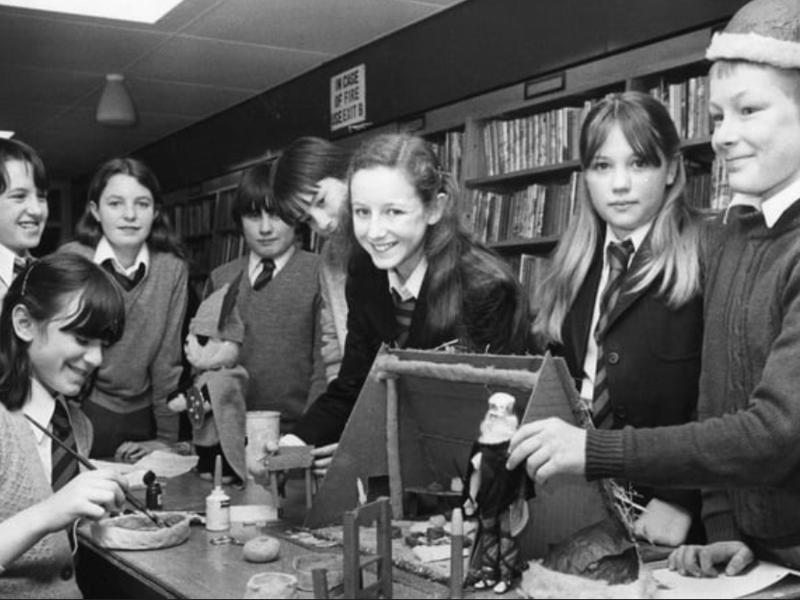 Pupils from Perth Green School were pictured making exhibits for their mini exhibition on Vikings and their lifestyles.