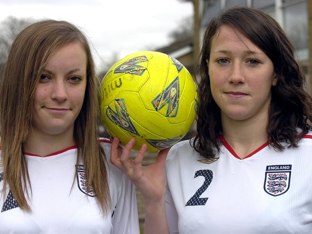 In England colours with Lucy Staniforth in 2008.