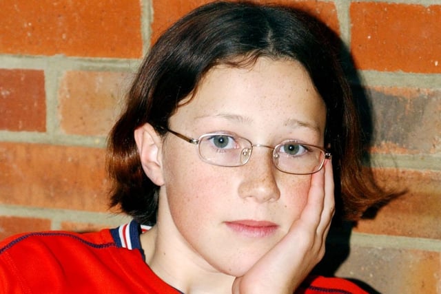 Lucy as an 11 year old when she was playing for Sunderland Youth Academy in 2003.