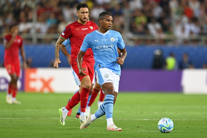 Pushed into midfield in the second half and helped City create a man advantage in the middle.