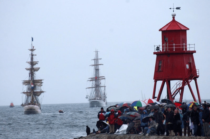 The Tall Ships were pictured leaving the Tyne in 2005, but were you there to see them off? Photo: IB