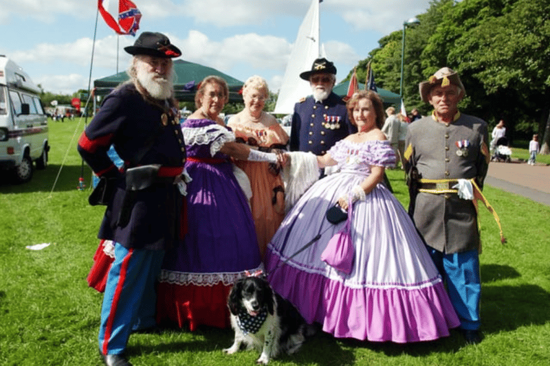 These people were all dressed up for the Hebburn Festival. Were you in the picture?
