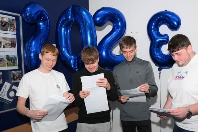 Eckington High School's sixth form scored a 100 per cent pass rate for their A-Levels in 2023, with 67.4 per cent of all results achieved grades between A*-C.
