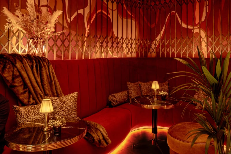 The VIP Area in Virgin Hotel - an opulent exclusive space inside the hotel on the River Clyde