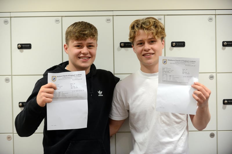 George and Jonny Holman both received grades A,A, and B and are both going to study Mechanical Engineering and Newcastle University.