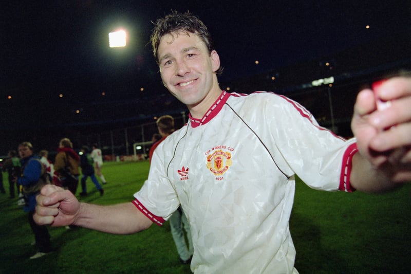 Alex Ferguson lifted the UEFA Super Cup for the second time in his career with a 1-0 victory over European champions Red Star Belgrade, with Brian McClair scoring the decisive goal. (Getty Images)